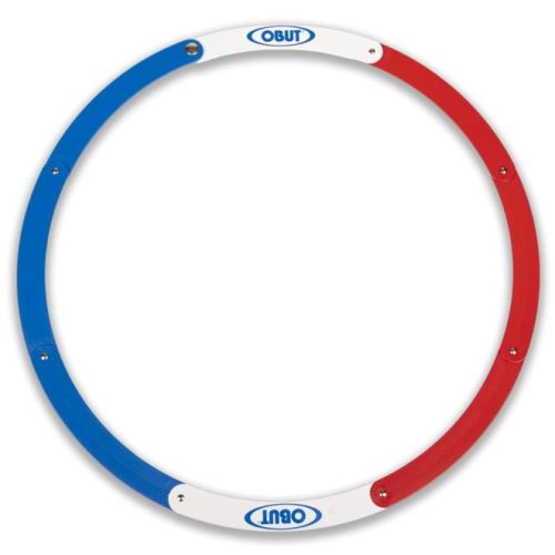 CÍRCULO DOBRÁVEL AZUL, BRANCO, VERMELHO