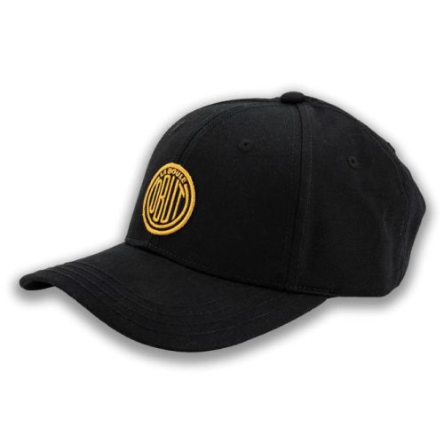 CHAPÉU PRETO LOGO VINTAGE MOUTARDE