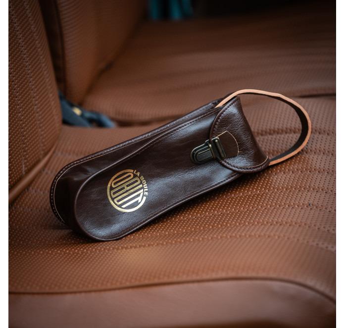 BOLSA COURO VINTAGE CASTANHO