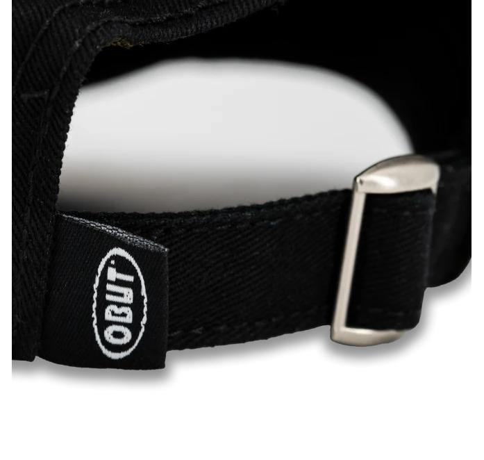 CHAPÉU PRETO LOGO VINTAGE MOUTARDE